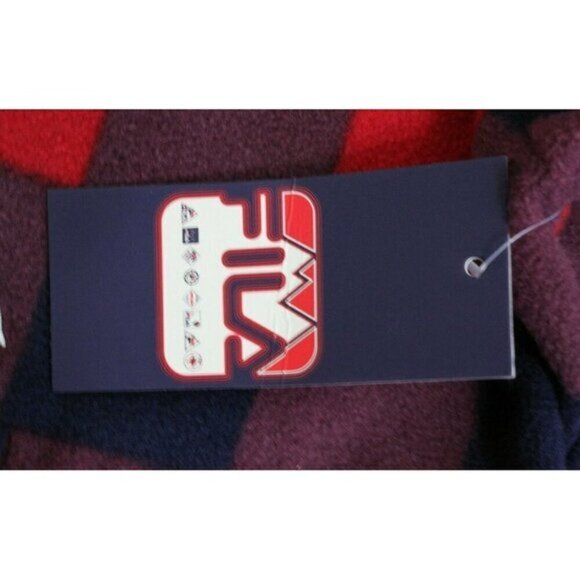 Fila Mens Jacket Woodlands Lumber Full Zip Long Sleeve Hiking Check Red Size L - Picture 4 of 14